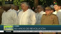 Realizan actos conmemorativos por los 60 años de la Revolución Cubana
