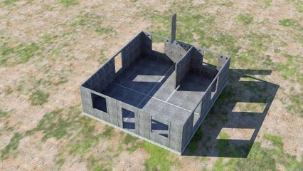 precast concrete house & villa video ,