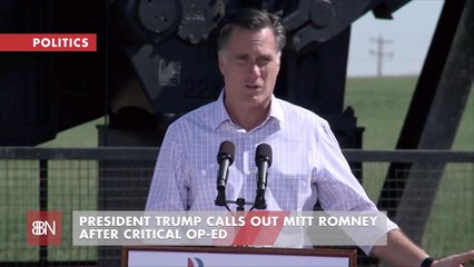 Trump Attacks Romney With Words Like "Flake" And "Not A Team Player"