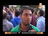 موظفى الضرائب يتظاهرون للمطالبة بالعدالة الإجتماعية وتطهير وزارة المالية من الإخوان