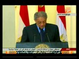 كلمة عمرو موسى في إحتفالية رئاسة الجهورية بإعلان الموعد على الإستفتاء على الدستور