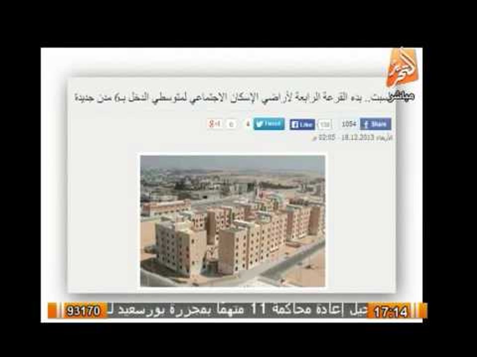 السبت.. بدء القرعة الرابعة لأراضى الإسكان الإجتماعى لمتوسطى الدخل ب6 مدن جديدة