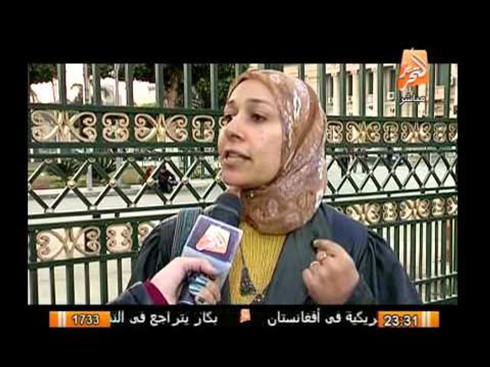 موسى يلقن جابر نصار درسا بعد منع قناة التحرير من التصوير فى جامعة القاهرة ونجيدة تنجح فى التسجيل