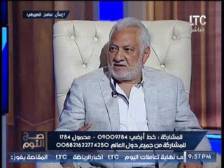الفنان سامح الصريطي يكشف لأول مره سر انسحابه عن دعم "صباحي" واتجاهه لـ "السيسي"