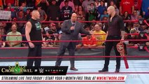 Braun_Strowman_and_Brock_Lesnar_throw_down_before_WWE_Crown_Jewel:_Raw,_Oct._29,_2018
