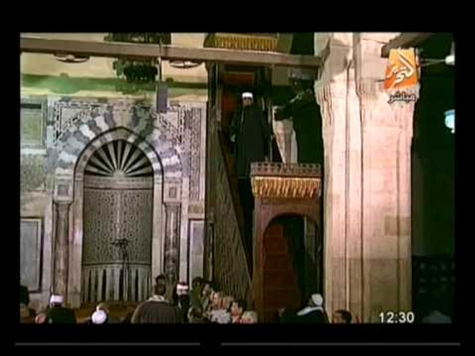 شعائر صلاة الجمعة من مسجد الأزهر الشريف 24 يناي...