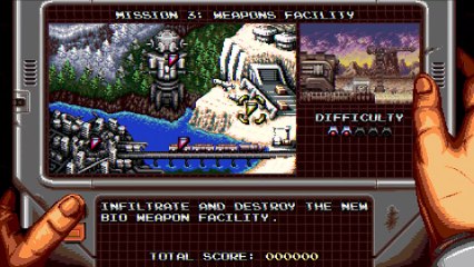 Blazing Chrome - Gameplay Stage 4-1