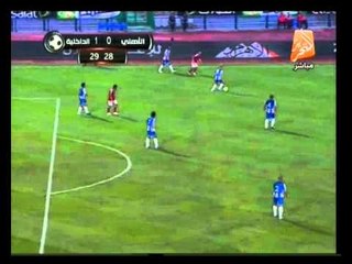 الشوط الأول من مباراة الأهلي والداخلية في بطولة الدوري العام المصري