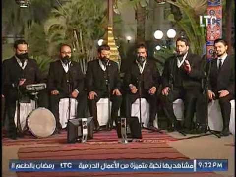 فرقة الاخوه ابو شعر ينشدون خطوط حلبية رائعه