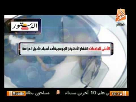 الاعلى للجامعات: انتشار الانفلونزا الموسمية أحد اسباب تاجيل الدراسة