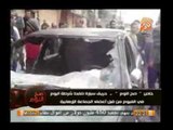 بالفيديو .. حريق سيارة ضابط شرطة اليوم فى الفيوم من قبل أعضاء الجماعة الإرهابية
