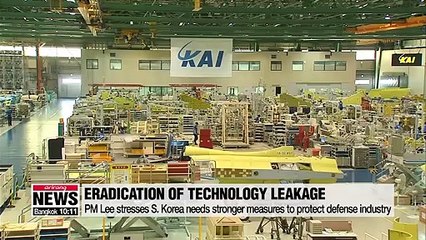 Download Video: S. Korean gov't strengthens protection on defense industries from technology leakage