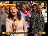 مراسلة التحرير  تجمعات بميدان التحرير للاحتفال باعلان السيسى ترشحه للرئاسة