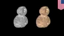 NASA finds snowman-like object in space beyond Pluto