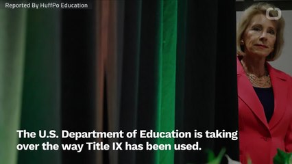 US Department Of Education To Make Changes To Title IX