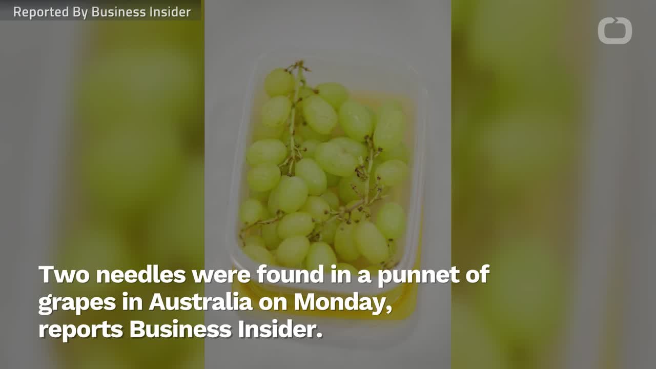 More Needles Found In Fruit In Australia!