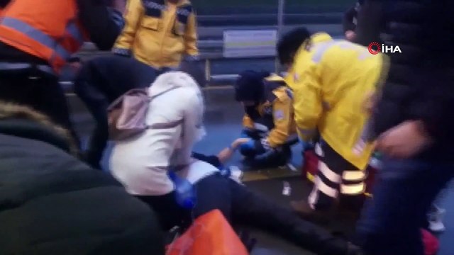 Yolcuya çarpan metrobüs şoförü ifadesi alınmak üzere polis merkezine götürüldü