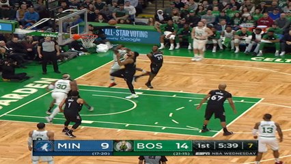 Minnesota Timberwolves at Boston Celtics Raw Recap