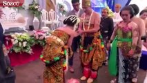 Türk damada Endonezya usulü düğün