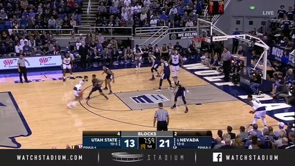 Utah State vs. No. 6 Nevada Basketball Highlights (2018-19)