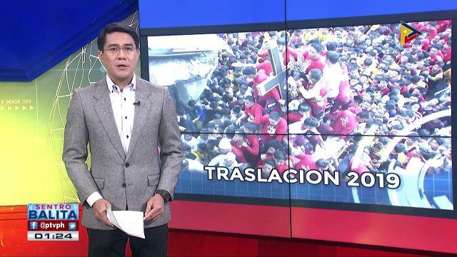 Mga aktibidad para sa Traslacion 2019, inilatag na