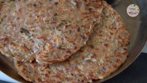 Mooli Paratha Recipe - मुळयाचे पराठे - Mooli Stuffed Paratha Recipe In Marathi - Smita