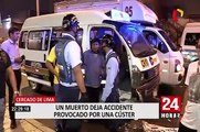 Cercado de Lima: accidente de tránsito deja un muerto