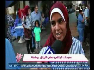 بالفيديو .. سيدات تعمل  بمهنة الجزارة وتصدم المشاهدين برد فعلها تجاه العمل بمهن الرجال