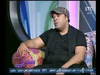 المطرب الشعبي يكشف للمشاهدين علي الهواء أخر أعمالة الشعبية