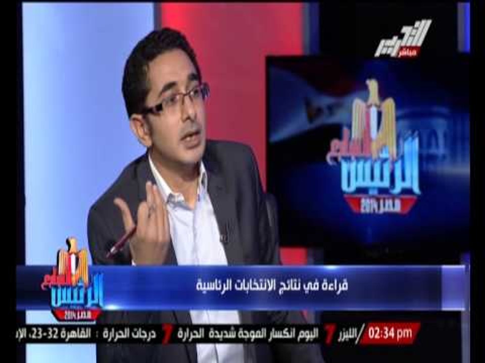 أكرم ألفى : نسبة المشاركة فى المحلة كانت من أكبر المحافظات تصويتاً