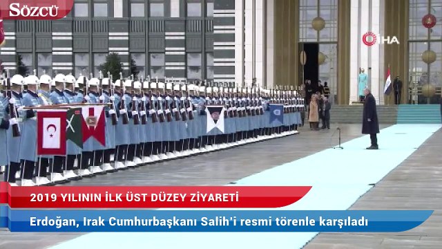Irak Cumhurbaşkanı Salih Ankara’da