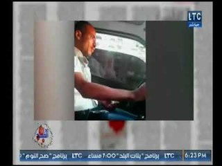 مذيع "ضد الفساد" يفتح النار علي المرور بفيديو سائق يدخن حشيش أثناء القيادة