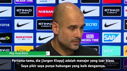 Guardiola Tak Peduli Dengan Catatan Pribadinya Melawan Klopp