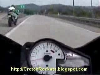 Illegal Street Racing - Suzuki GSXR Motorcycle (180 MPH)