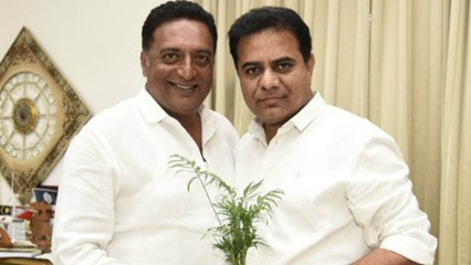 ಟಿ ಆರ್ ಎಸ್ ಕಾರ್ಯಾಧ್ಯಕ್ಷ ಕೆ ಟಿ ರಾಮರಾವ್ ರನ್ನ ಭೇಟಿ ಮಾಡಿದ ಪ್ರಕಾಶ್ ರಾಜ್ ( ರೈ )  | Oneindia Kannada