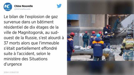 Immeuble effondré en Russie : au moins 37 morts, dont quatre enfants