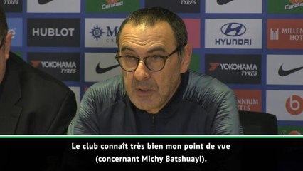 21e j. - Sarri laisse peu de chance à Michy Batshuayi