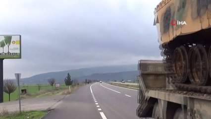 Fırat’ın doğusuna fırtına obüs, tank, zırhlı personel taşıyıcı sevkıyatı