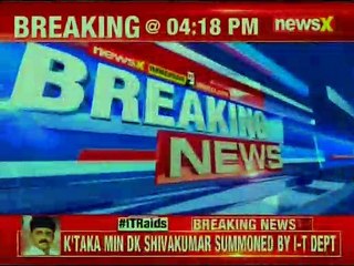 I-T department summons Karnataka Water Resource Minister DK Shivakumar