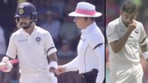India vs Australia 4 Test : Virat Kohli Plays With Ball In Tea Break, Umpire Says No | Oneindia