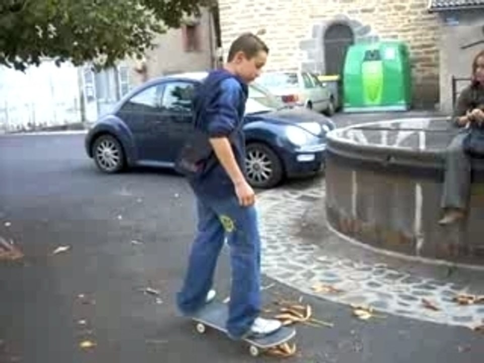 Samuel et son skate