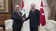 Cumhurbaşkanı Erdoğan Irak Cumhurbaşkanı Berham Salih'i ile Başbaşa Görüştü