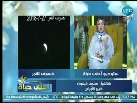 خبير الأبراج محمد فرعون يوضح عالهواء تأثير خسوف القمر على كل الأبراج
