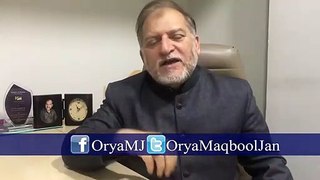 Orya Maqbool Jan is talking about Ban and politics of Pakistan