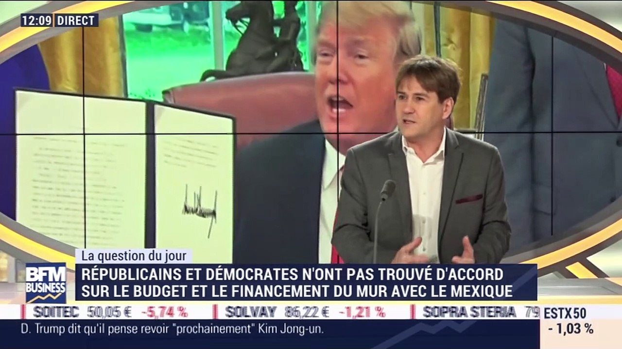 La question du jour: Les Etats-Unis sont en "shutdown" depuis le 22 décembre 2018 - 03/01