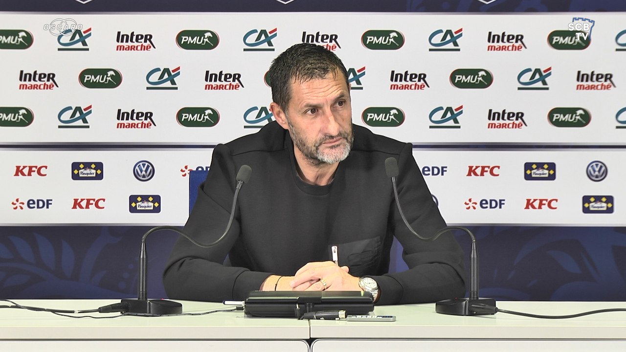 Bastia-Concarneau : Conf. d'avant-match de S. Rossi