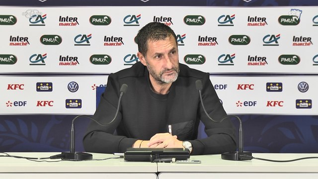 Bastia-Concarneau : Conf. d'avant-match de S. Rossi