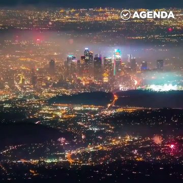 Лос-Анджелес в новогоднюю ночь