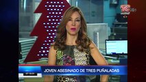 Joven asesinado de tres puñaladas