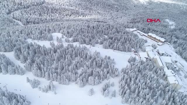 Bursa Beyaz Cennet Uludağ'a Drone ile Kuş Bakışı